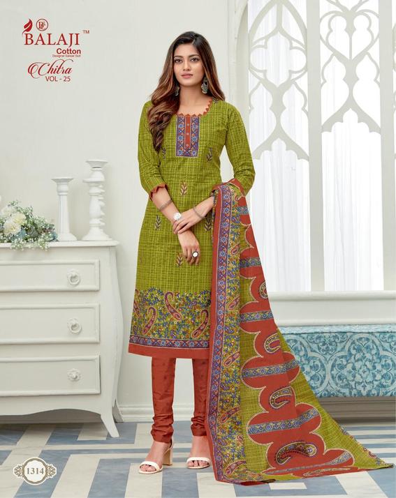 Balaji  Presents Chitra  Vol 25 Printed  Dress Material