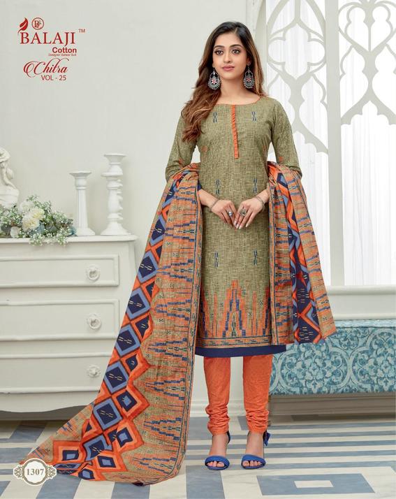 Balaji  Presents Chitra  Vol 25 Printed  Dress Material