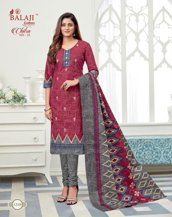 Balaji  Presents Chitra  Vol 25 Printed  Dress Material