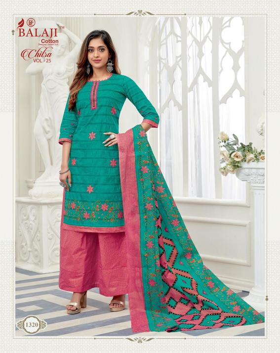 Balaji  Presents Chitra  Vol 25 Printed  Dress Material