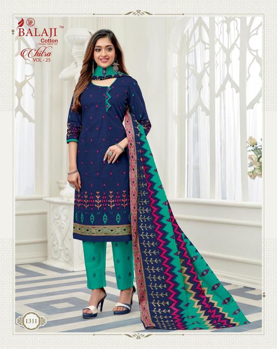 Balaji  Presents Chitra  Vol 25 Printed  Dress Material