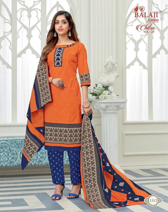 Balaji  Presents Chitra  Vol 25 Printed  Dress Material