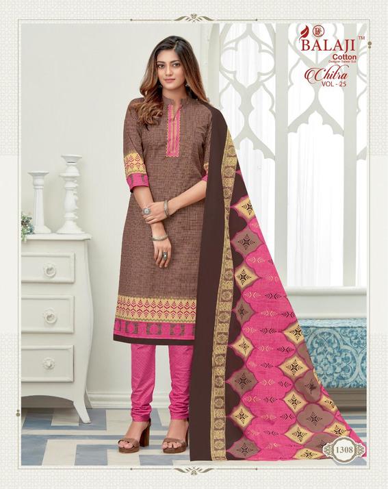 Balaji  Presents Chitra  Vol 25 Printed  Dress Material