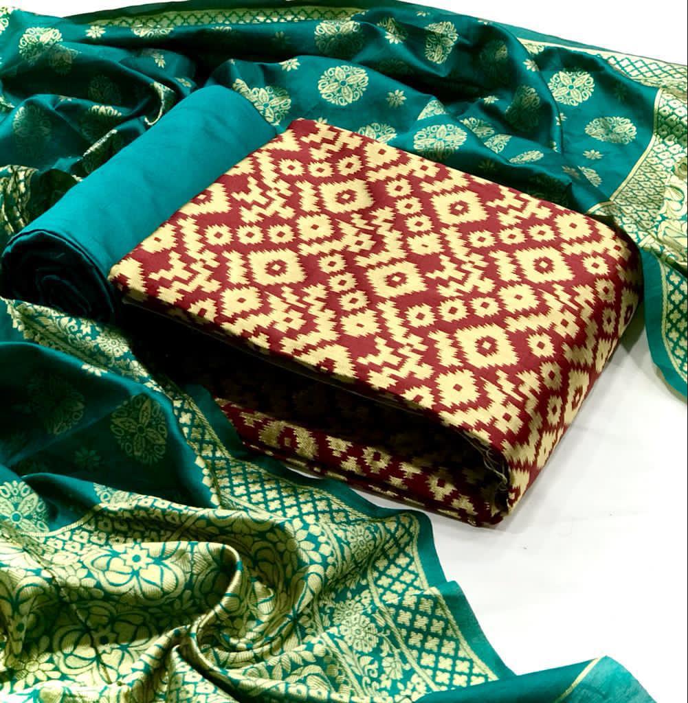 Banarasi Vol  12  Designer Dress Material