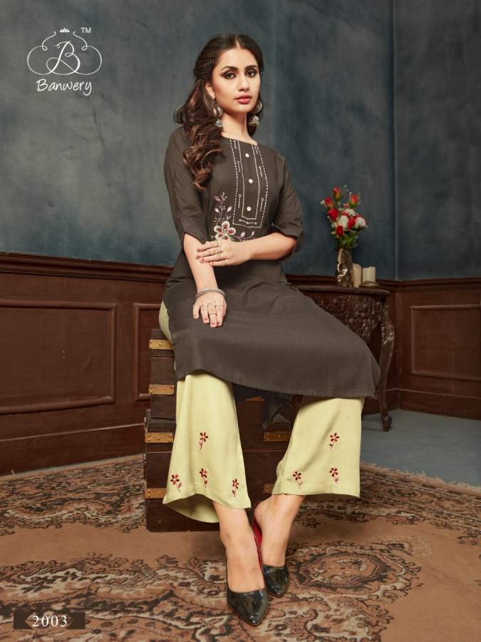 Banwery Presents  Kangana Vol 2 Exclusive Top With Bottom Collection
