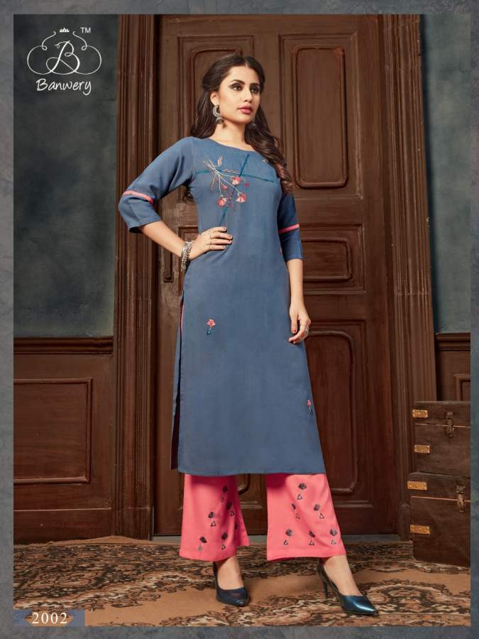 Banwery Presents  Kangana Vol 2 Exclusive Top With Bottom Collection