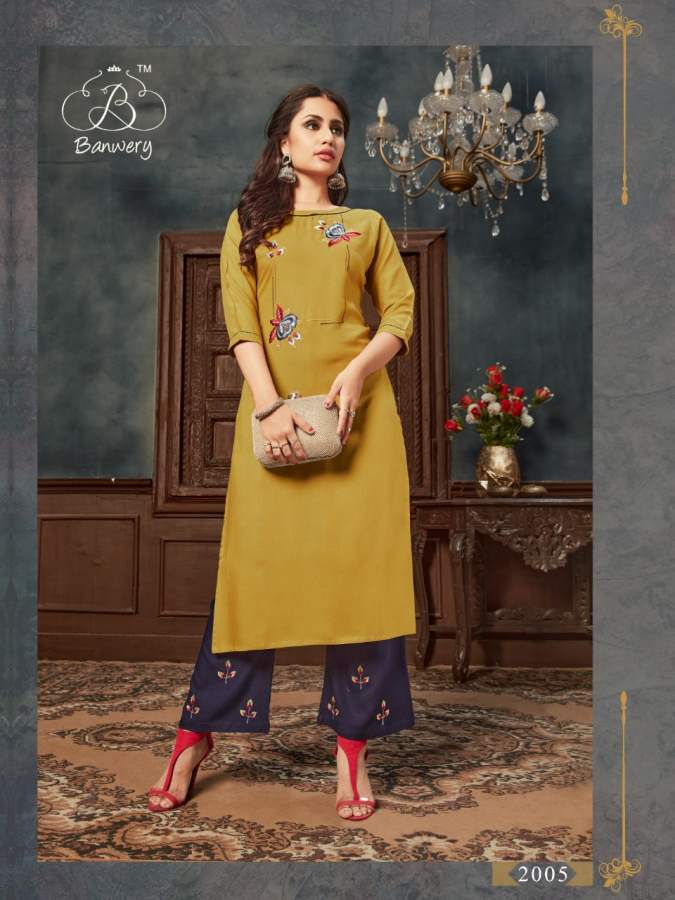 Banwery Presents  Kangana Vol 2 Exclusive Top With Bottom Collection