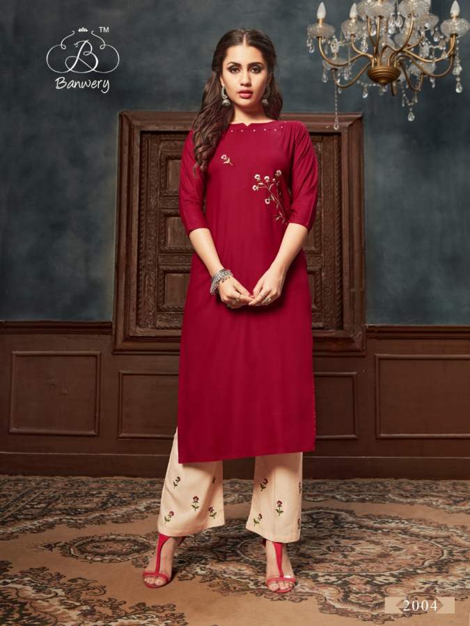 Banwery Presents  Kangana Vol 2 Exclusive Top With Bottom Collection