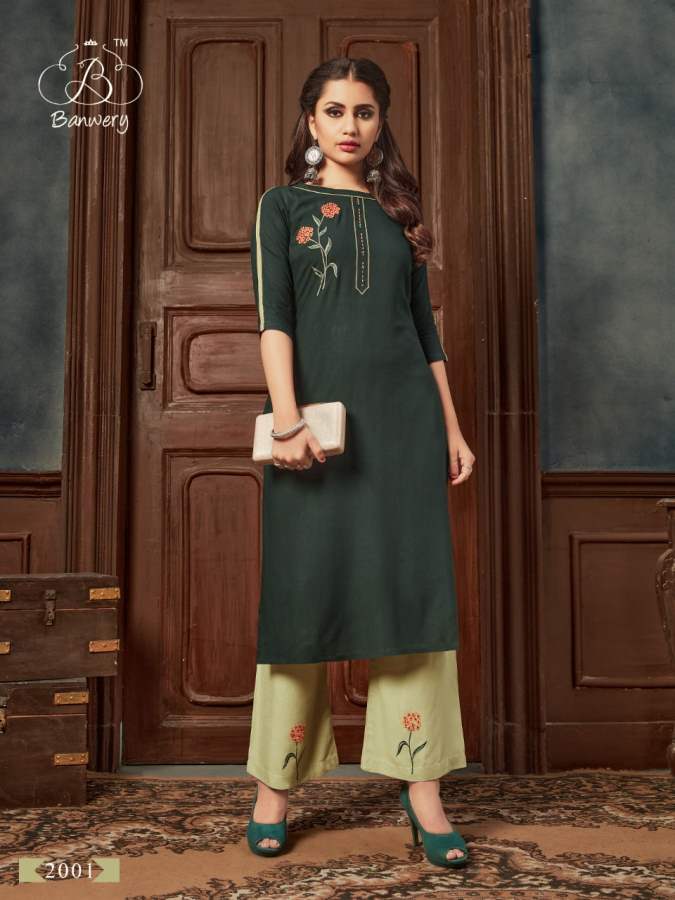 Banwery Presents  Kangana Vol 2 Exclusive Top With Bottom Collection