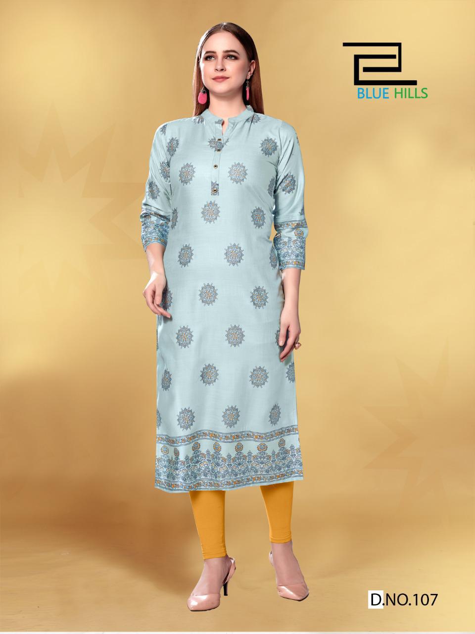Blue Hills Presents  Jolie  Printed Kurti Collection