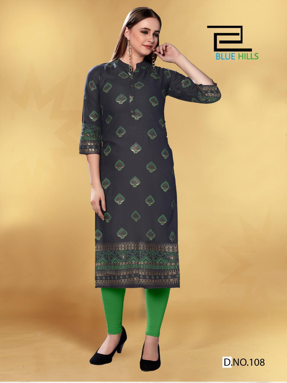 Blue Hills Presents  Jolie  Printed Kurti Collection