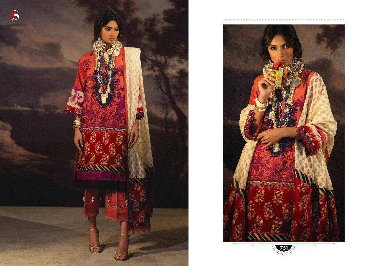 Deepsy  Presents Muzlin Vol 6 Pakistani Salwa Suit Collection