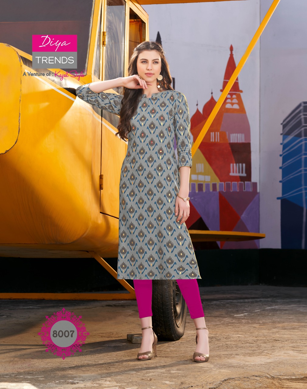 Diya Trends Presents Gardencity  Vol 8  Printed Kurti Collection