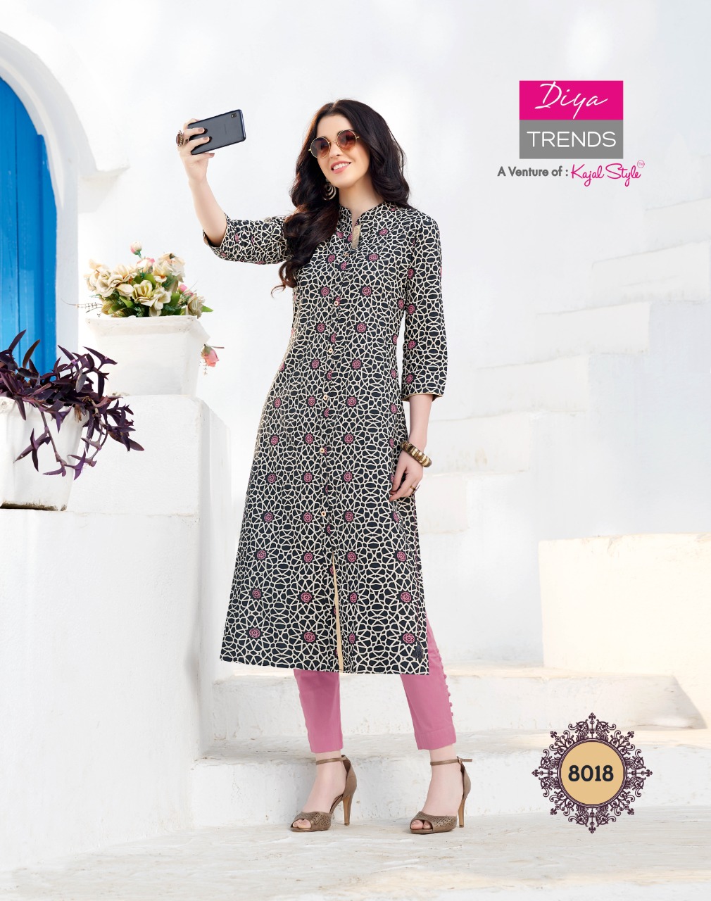 Diya Trends Presents Gardencity  Vol 8  Printed Kurti Collection