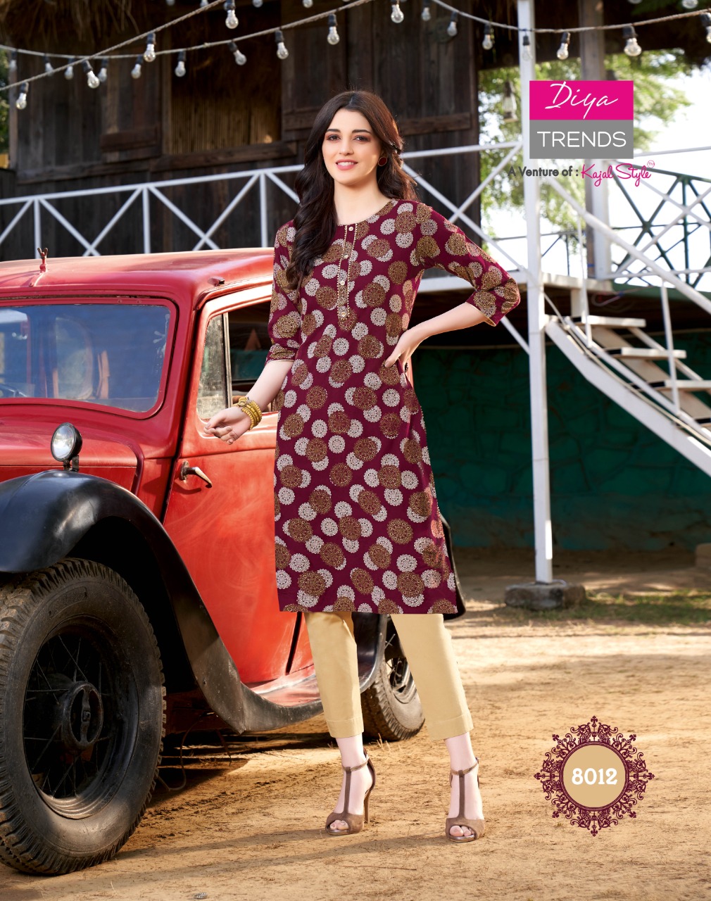 Diya Trends Presents Gardencity  Vol 8  Printed Kurti Collection