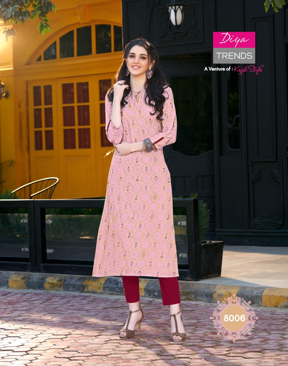 Diya Trends Presents Gardencity  Vol 8  Printed Kurti Collection