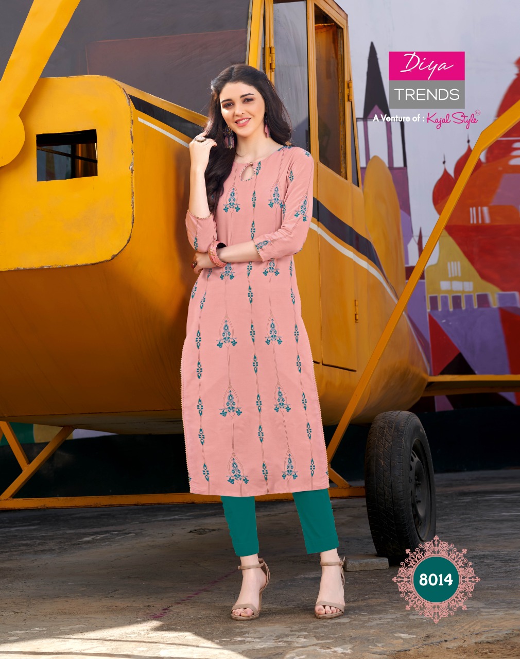 Diya Trends Presents Gardencity  Vol 8  Printed Kurti Collection