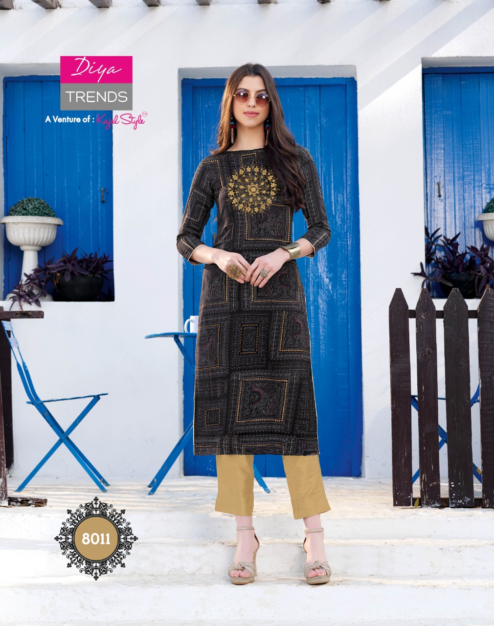 Diya Trends Presents Gardencity  Vol 8  Printed Kurti Collection