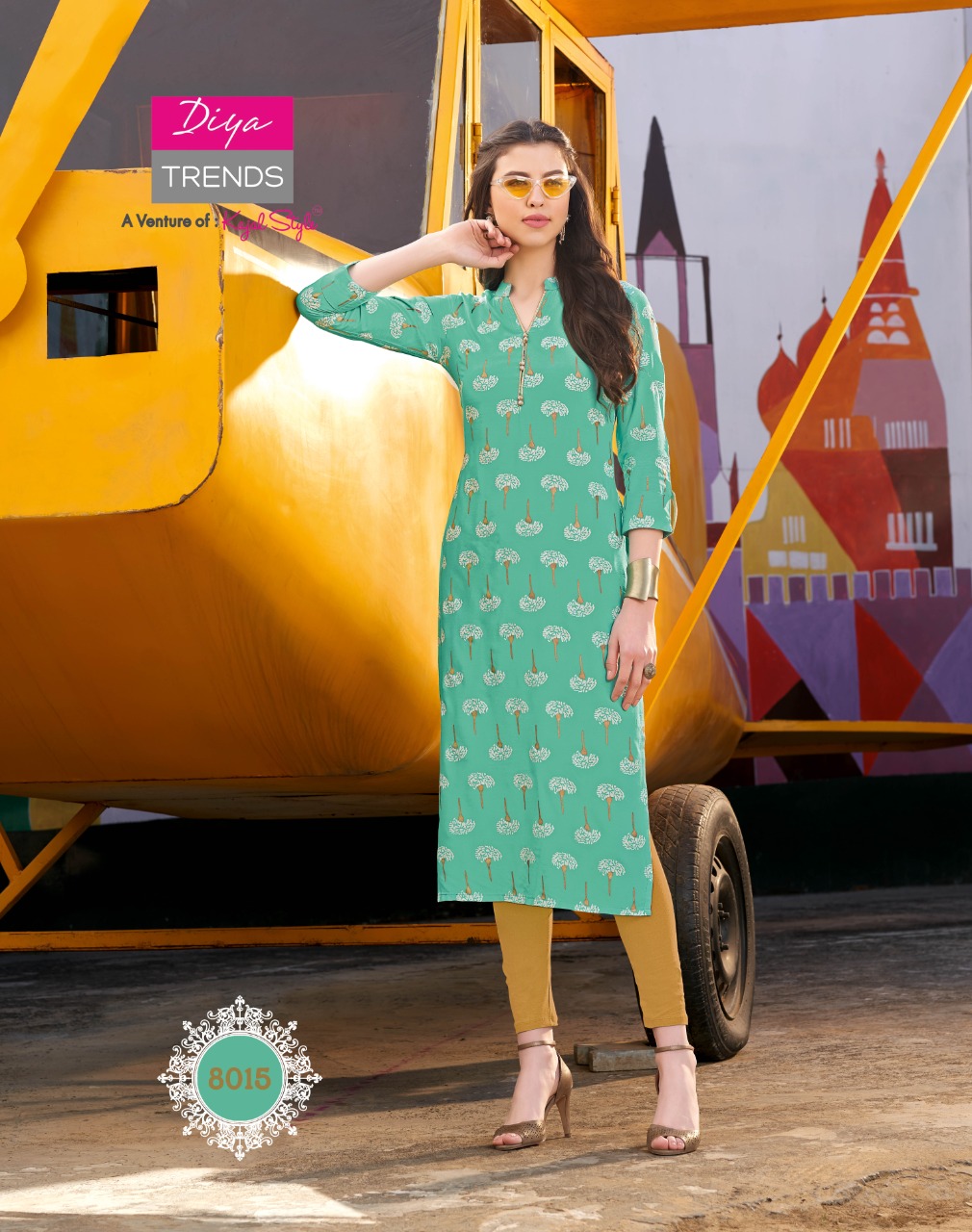 Diya Trends Presents Gardencity  Vol 8  Printed Kurti Collection