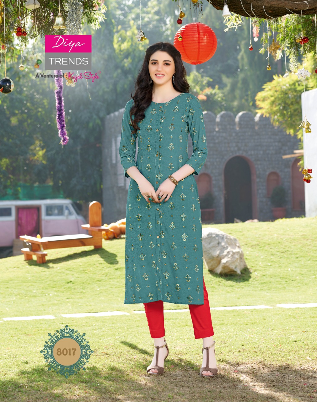 Diya Trends Presents Gardencity  Vol 8  Printed Kurti Collection