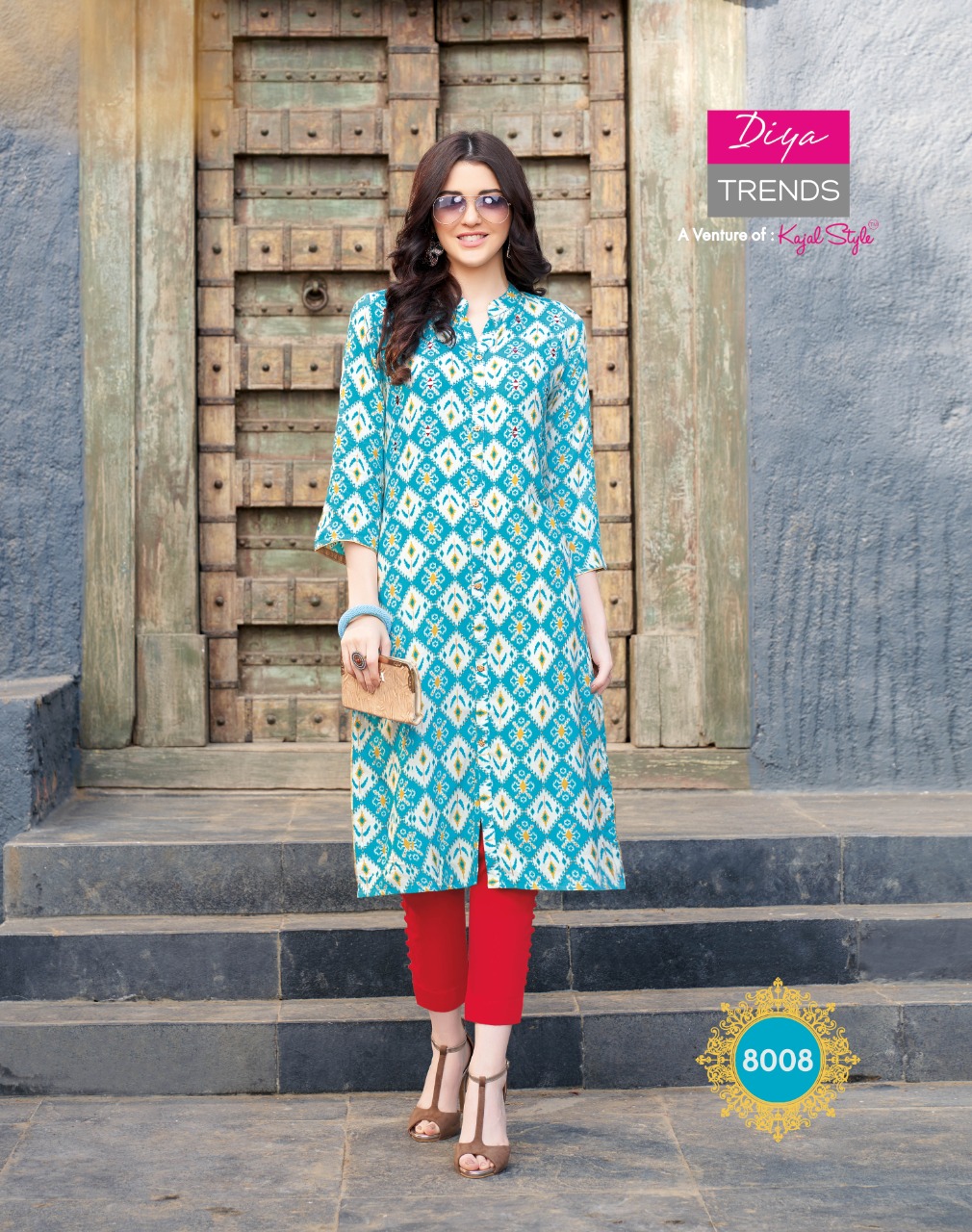 Diya Trends Presents Gardencity  Vol 8  Printed Kurti Collection