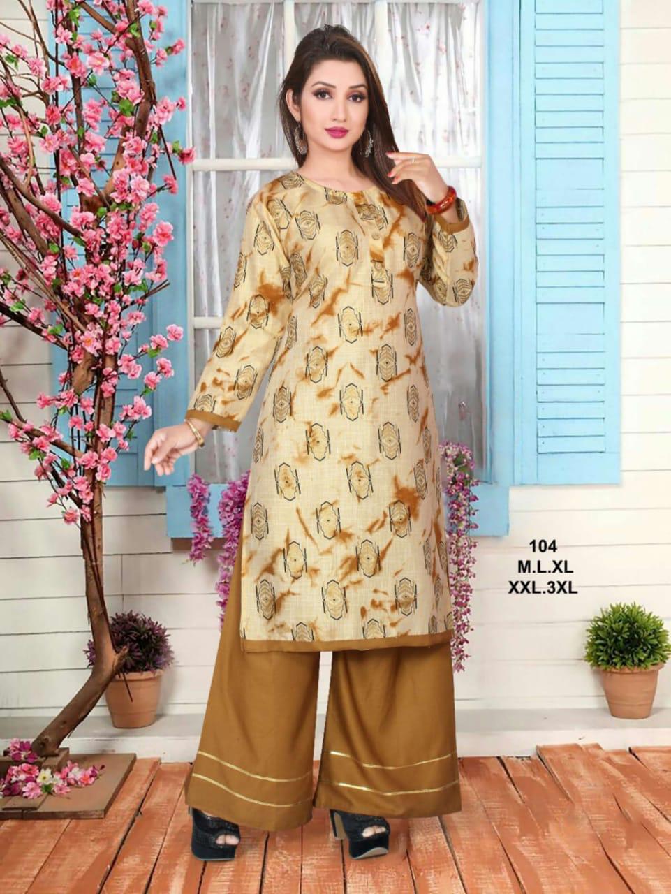 Ft Presents Peehu 2 Collection Of Heavy Rayon Classy Printed Kurti With Bottom