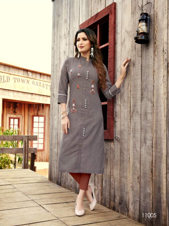 Latest Kurtis Styles Best Suited For Jeans | Saree.com by Asopalav