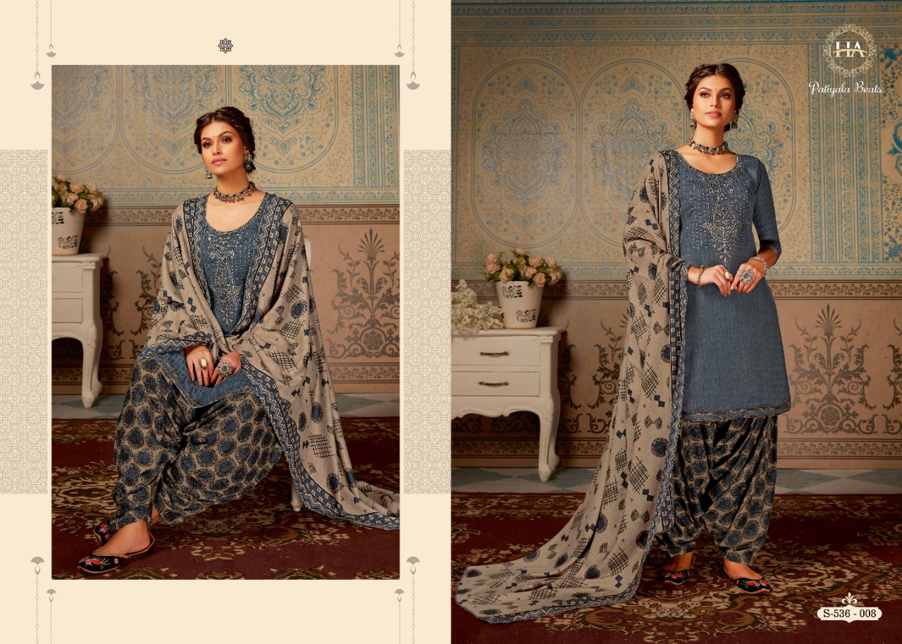 Harshit  Presents Patiyala Beats  Designer Dress Material