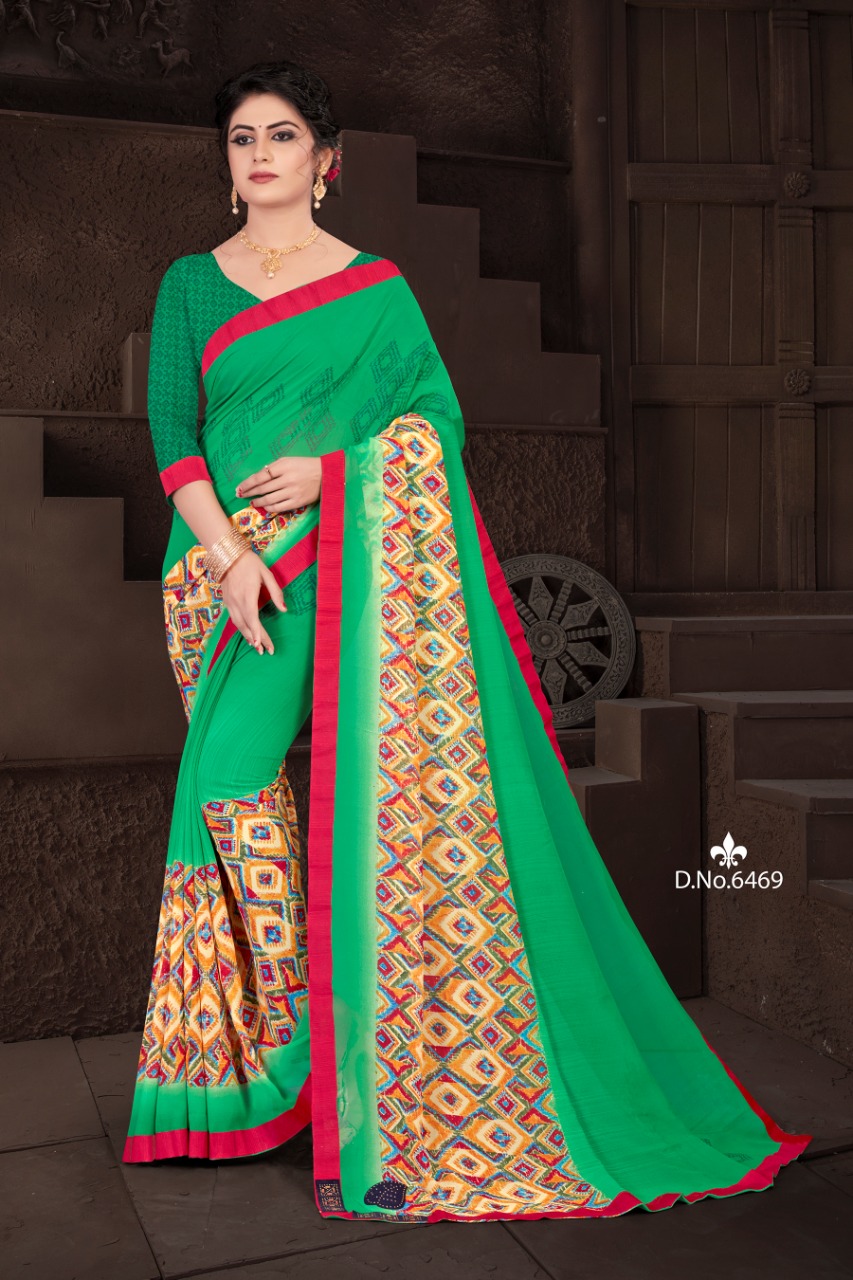 Haytee Presents  Colors Vol 47  Printed Saree Collection