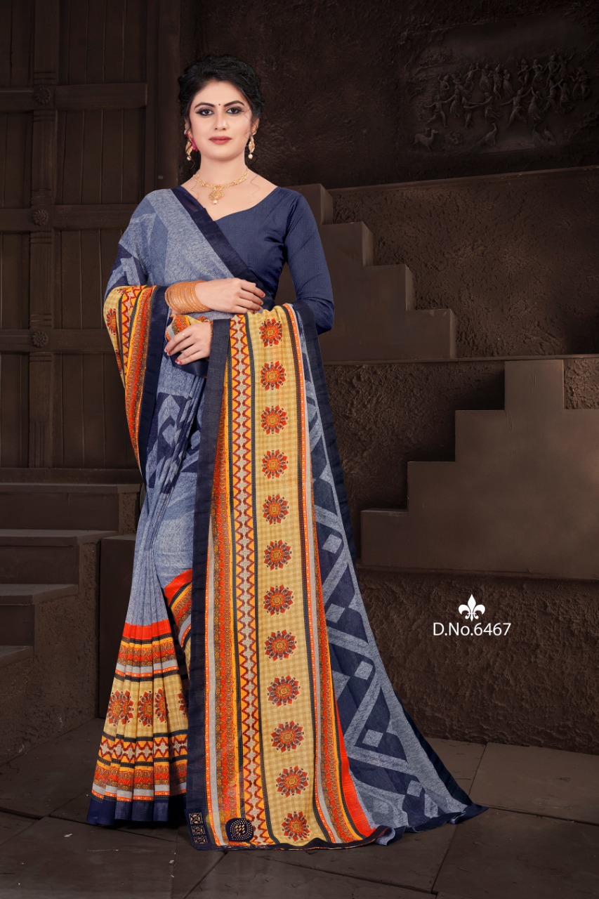 Haytee Presents  Colors Vol 47  Printed Saree Collection