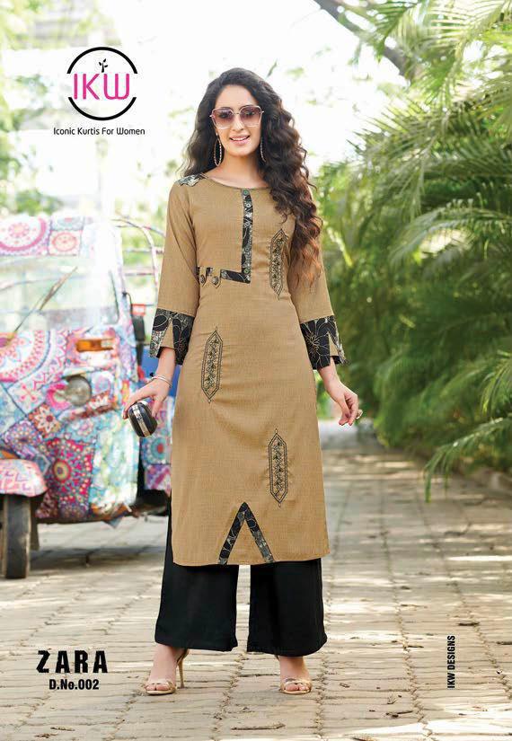Ikw Presents Zara  Vol 2  Casual Wear Kurti Collection