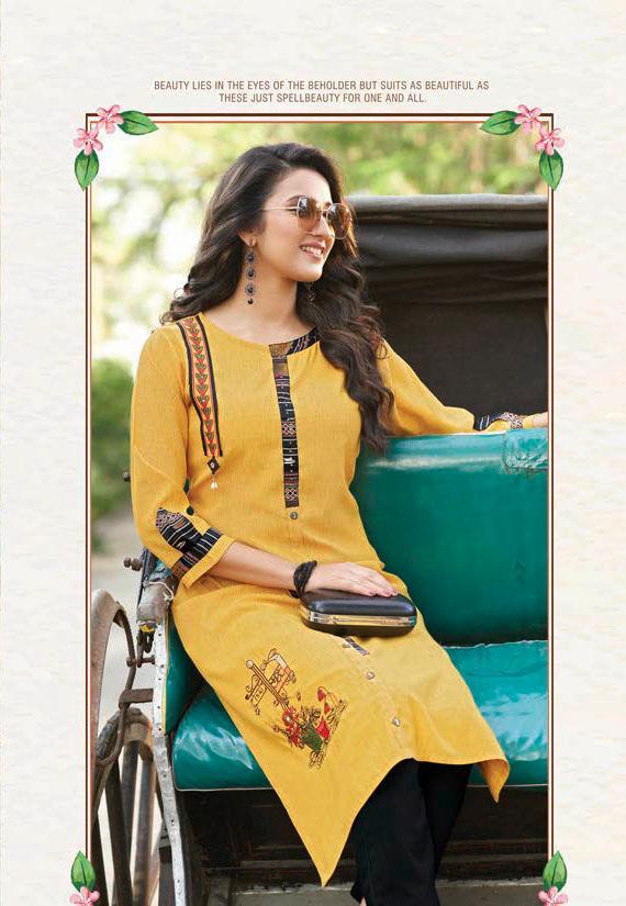 Ikw Presents Zara  Vol 2  Casual Wear Kurti Collection