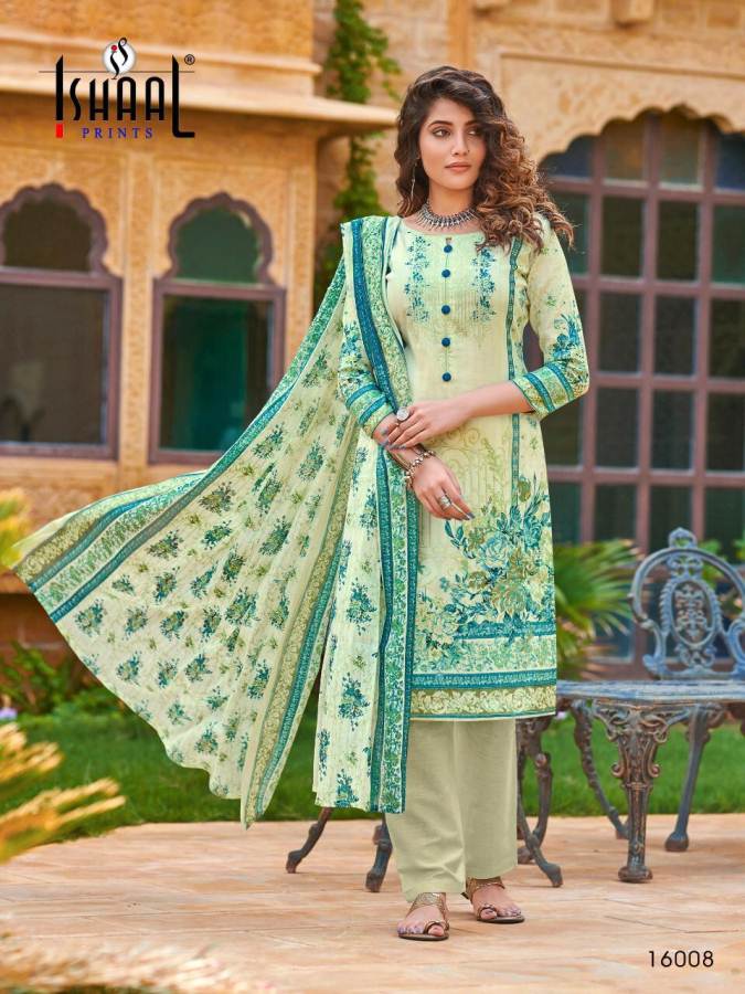 Ishaal Gulmohar Vol  16 Karachi Dress Material