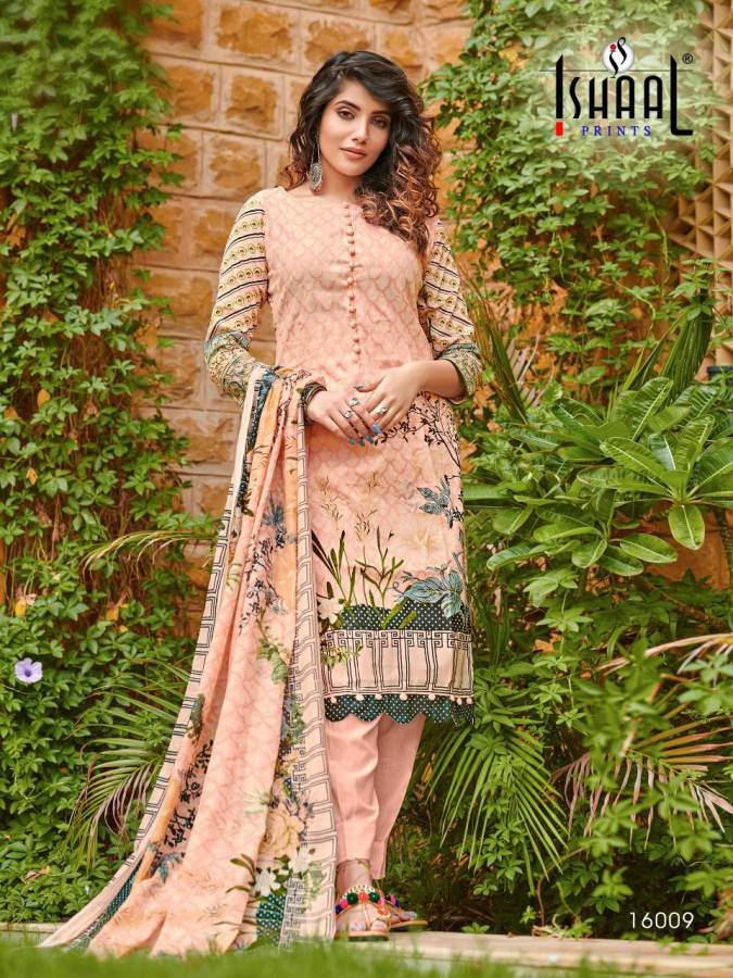 Ishaal Gulmohar Vol  16 Karachi Dress Material
