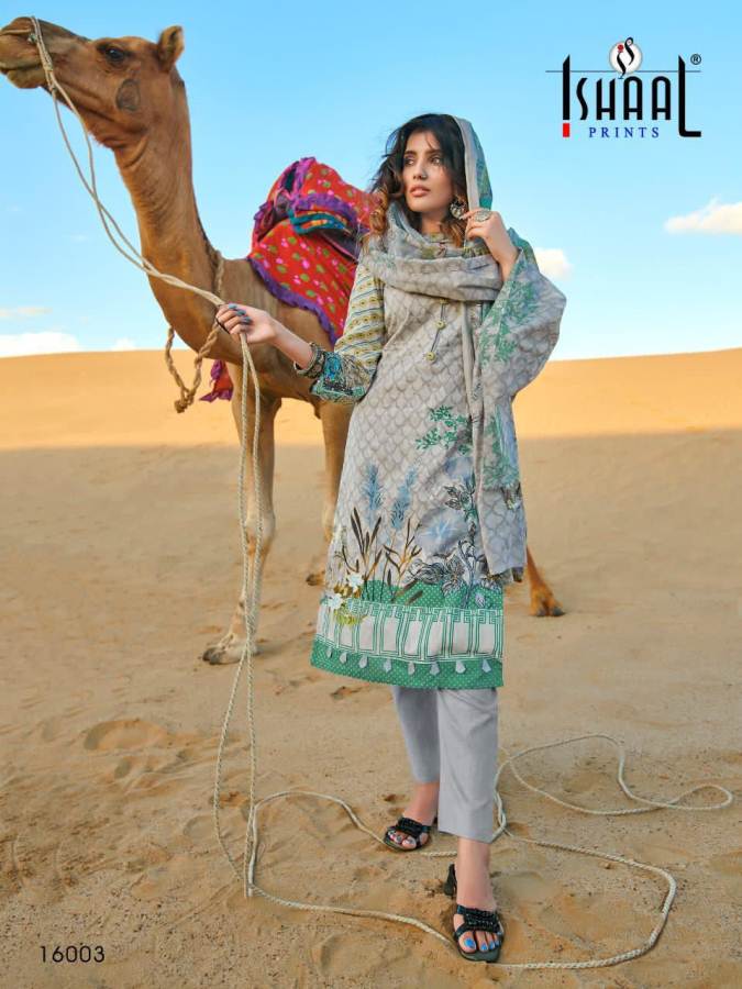 Ishaal Gulmohar Vol  16 Karachi Dress Material