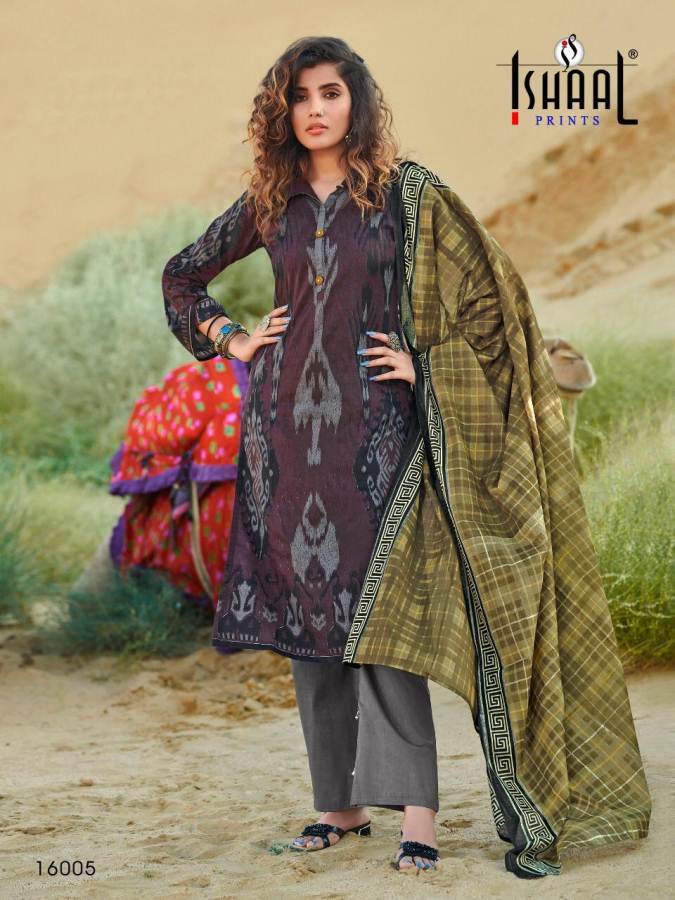 Ishaal Gulmohar Vol  16 Karachi Dress Material