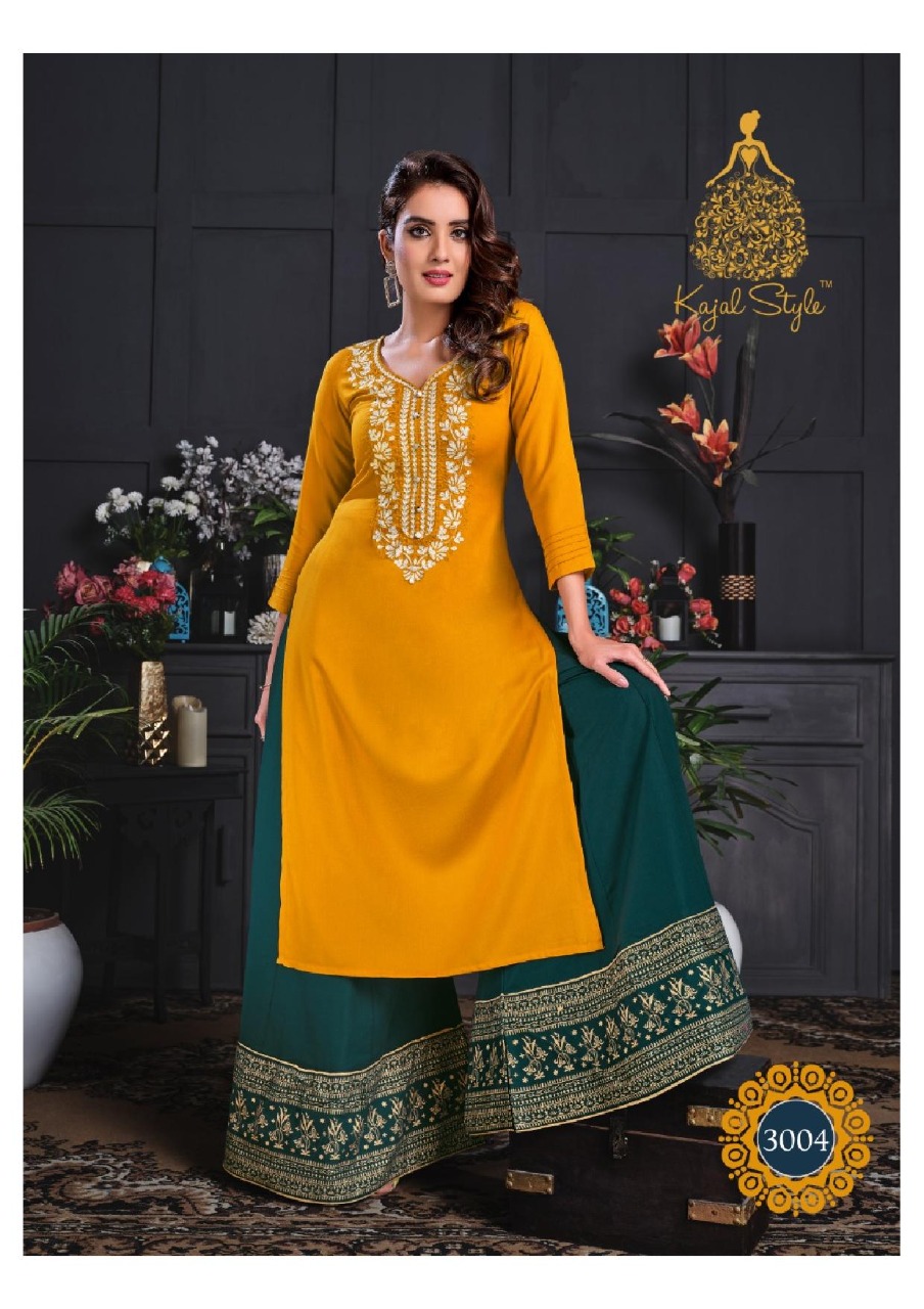 Kajal Style Presents  Fashion  Galaxy  Vol 3 Kurti With Bottom Collection