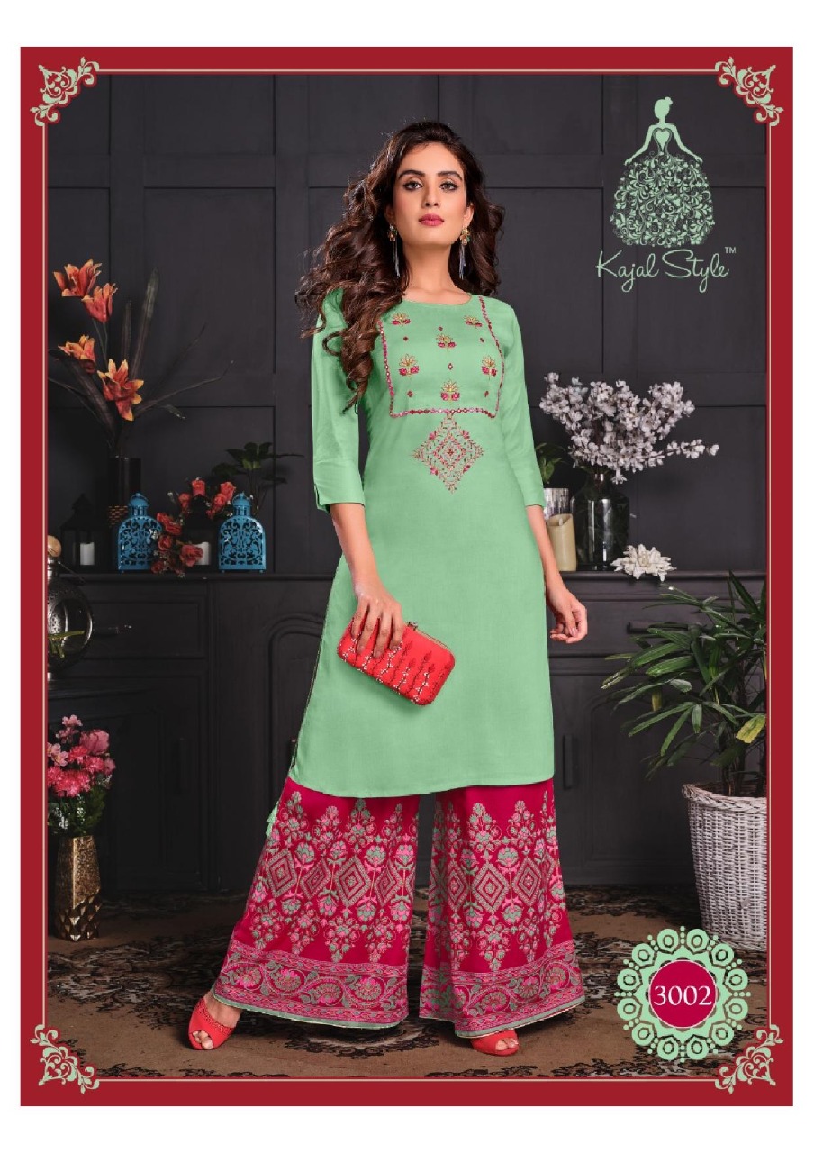 Kajal Style Presents  Fashion  Galaxy  Vol 3 Kurti With Bottom Collection