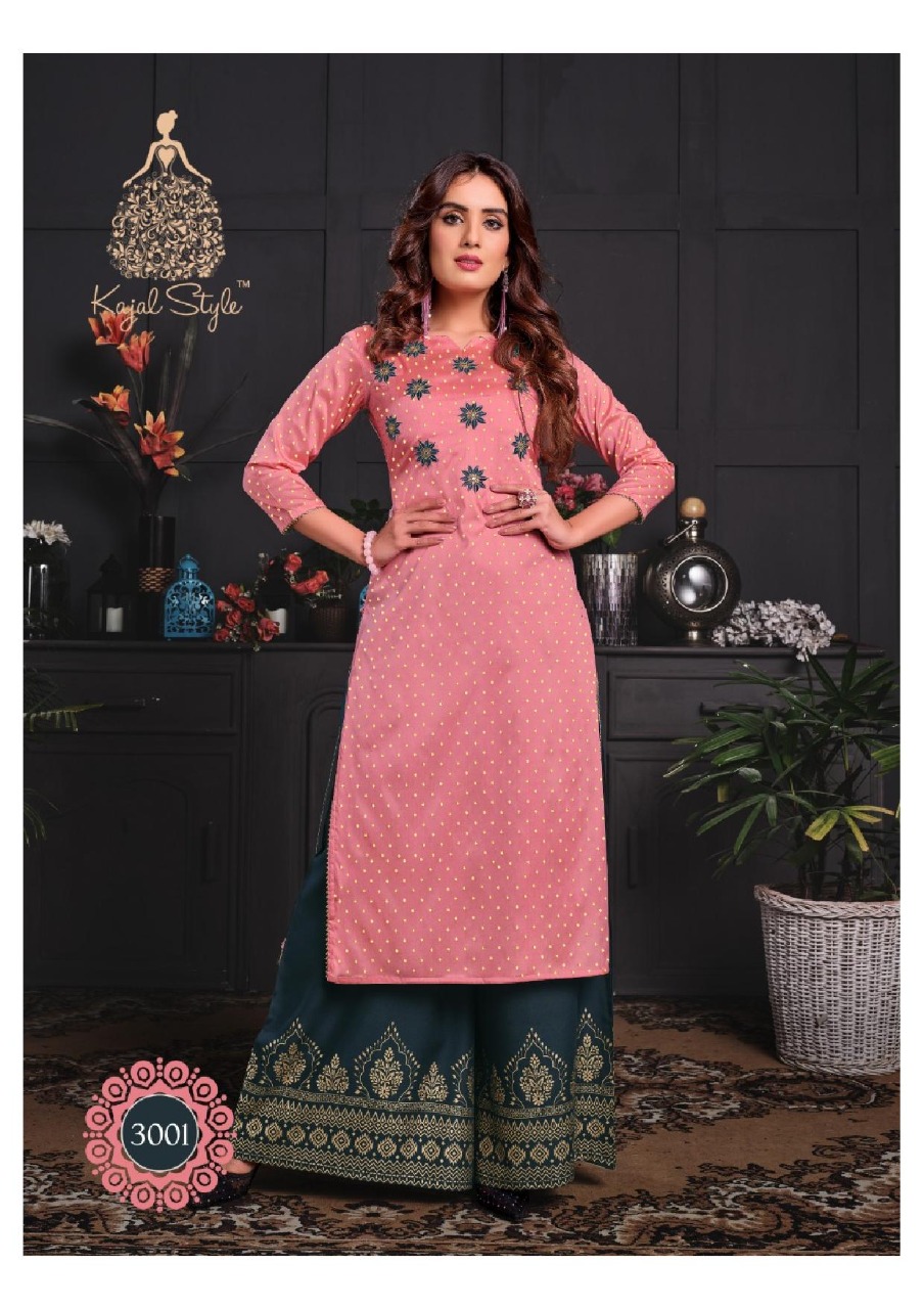 Kajal Style Presents  Fashion  Galaxy  Vol 3 Kurti With Bottom Collection