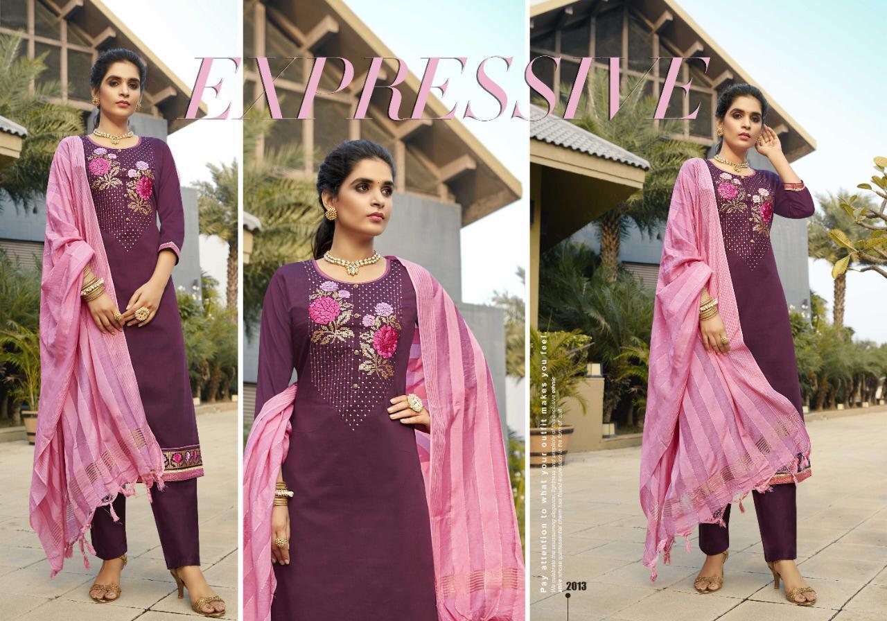 Kalarang  Presents Mahek  Designer Dress Material