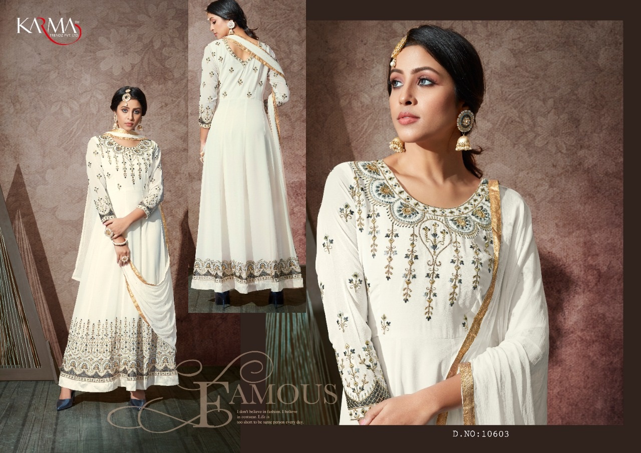 Karma 10602 Series Designer Salwar Suit Collection