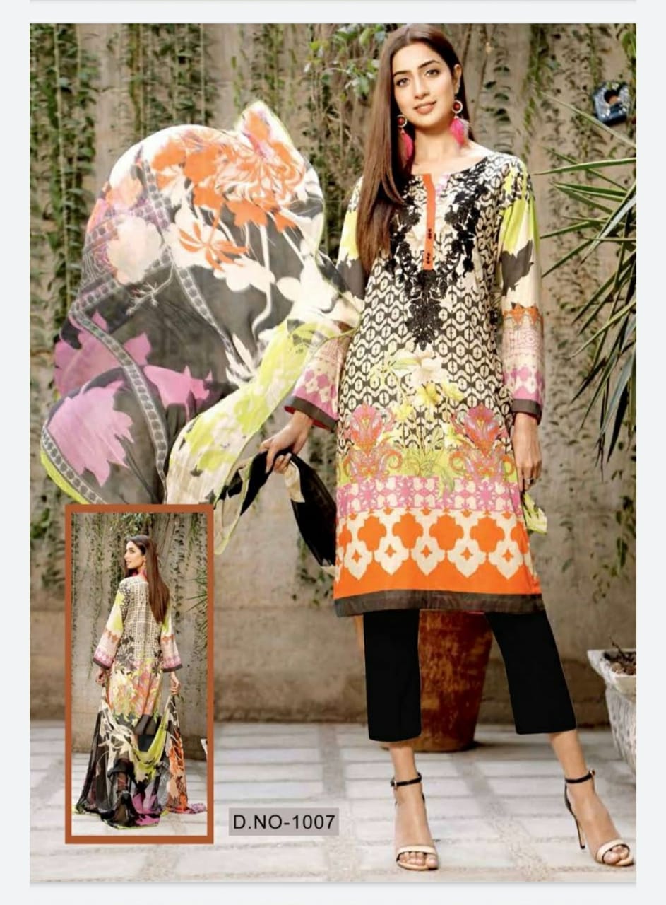 Keval  Presents Noor  Karachi Dress Material
