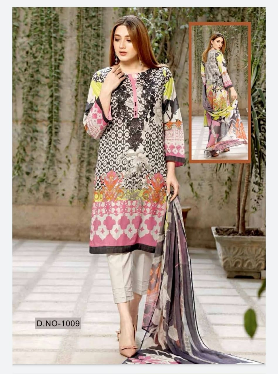 Keval  Presents Noor  Karachi Dress Material