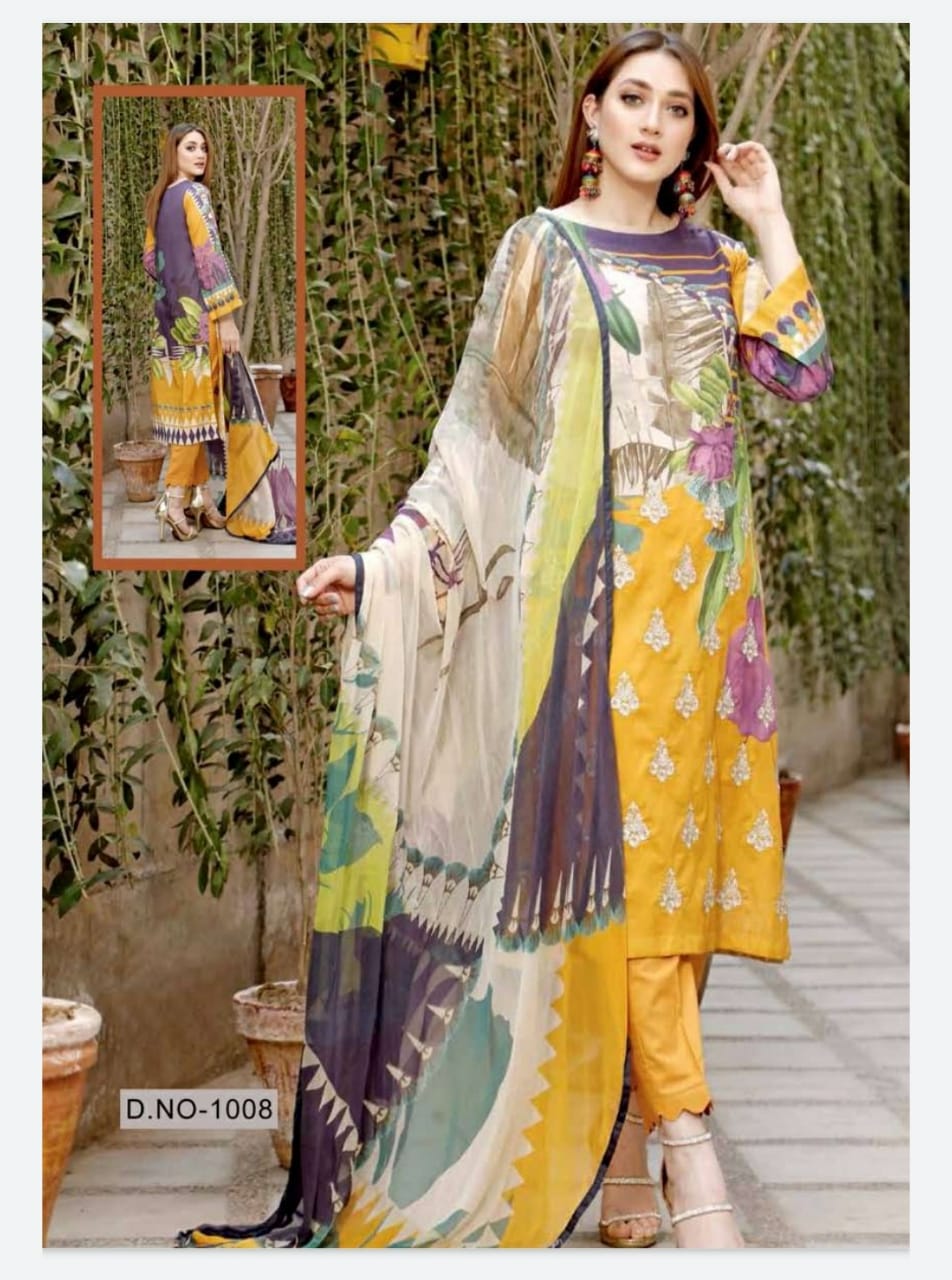 Keval  Presents Noor  Karachi Dress Material