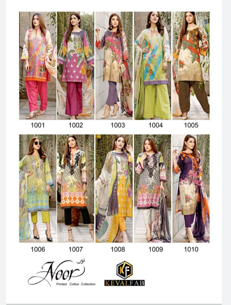 Keval  Presents Noor  Karachi Dress Material