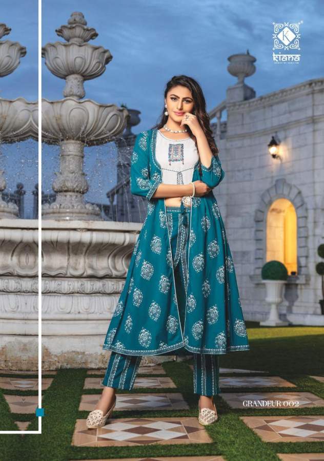 Kiana  Presents Grandeur  Exclusive Kurti With Bottom Collection