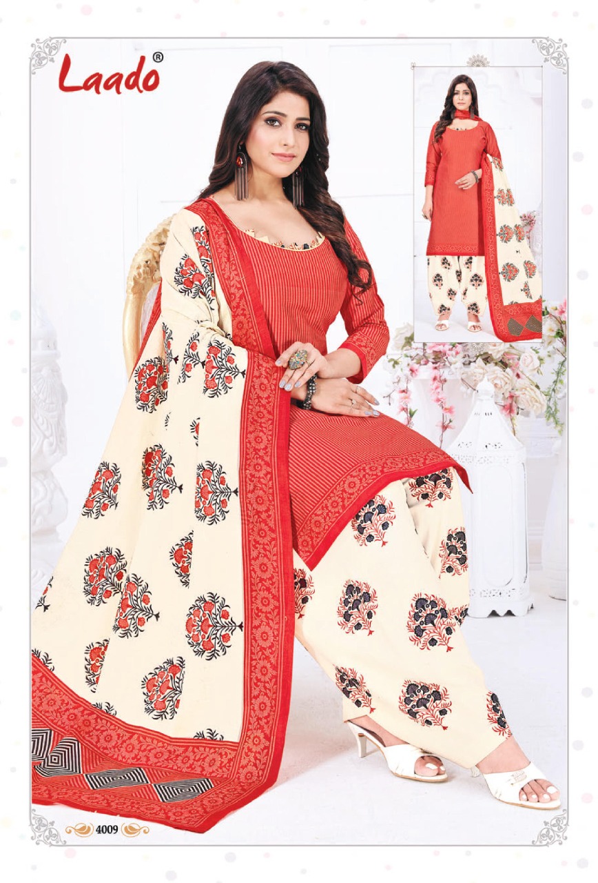 Laado  Presents Priti Patiyala Vol  4  Dress Material