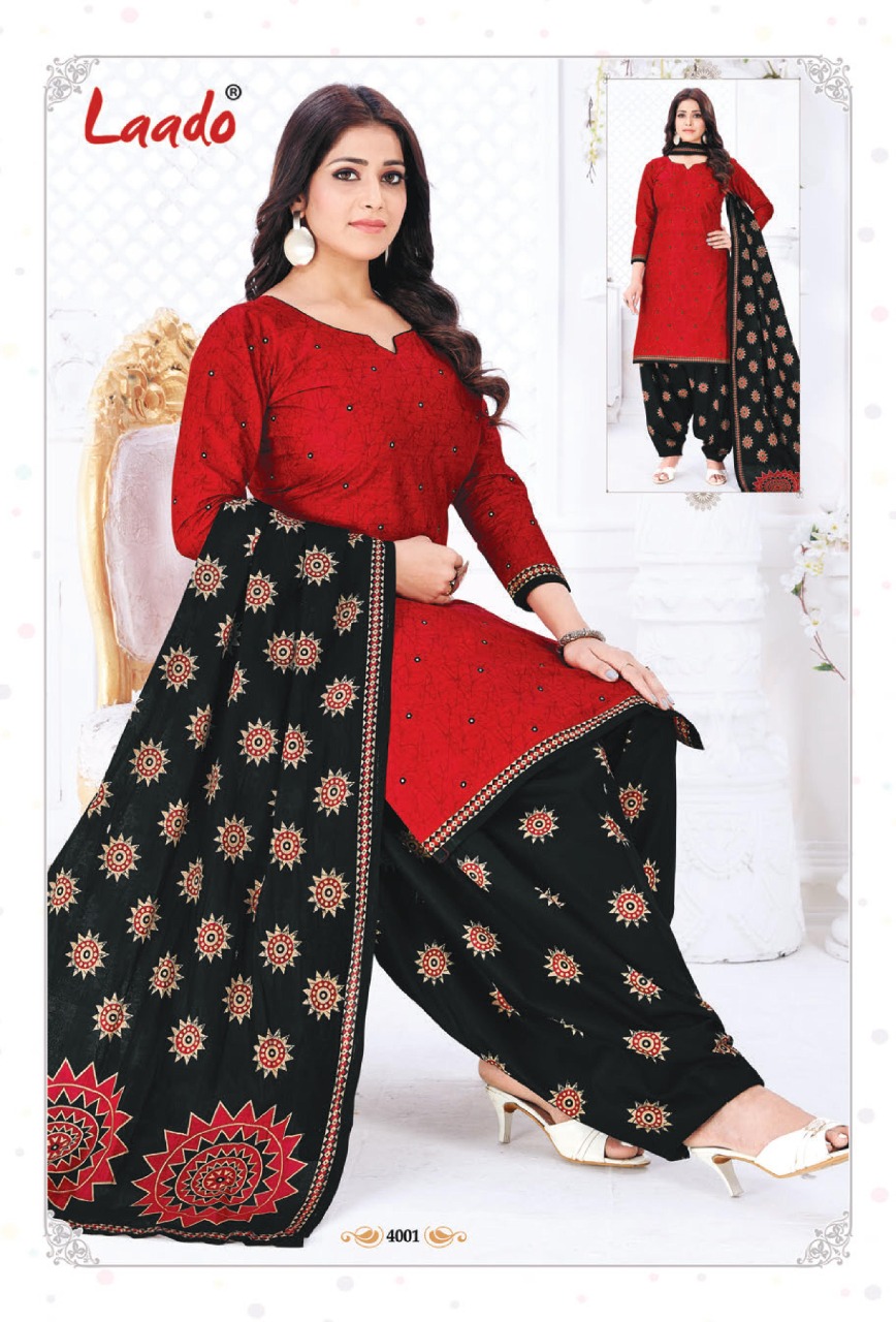 Laado  Presents Priti Patiyala Vol  4  Dress Material