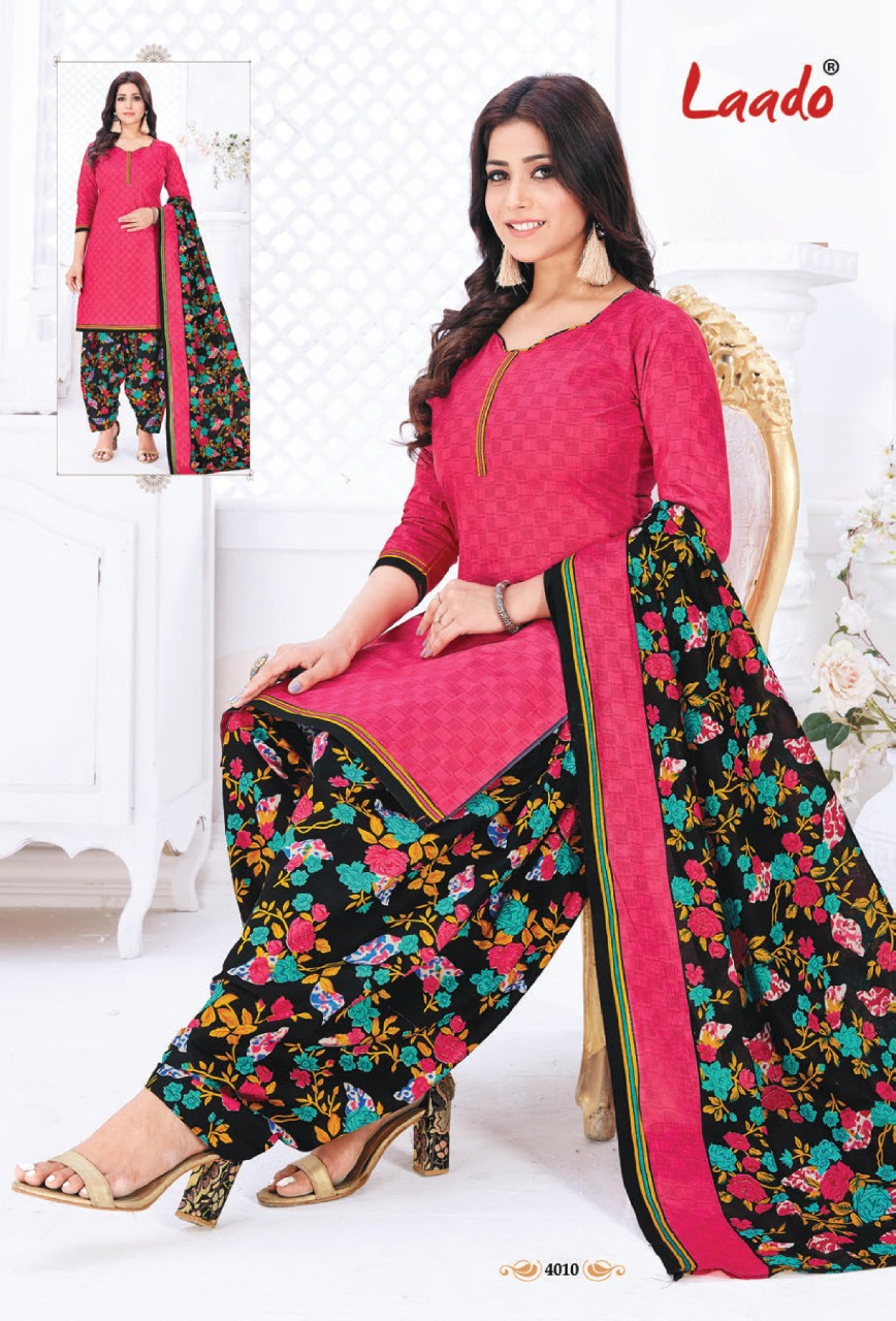 Laado  Presents Priti Patiyala Vol  4  Dress Material