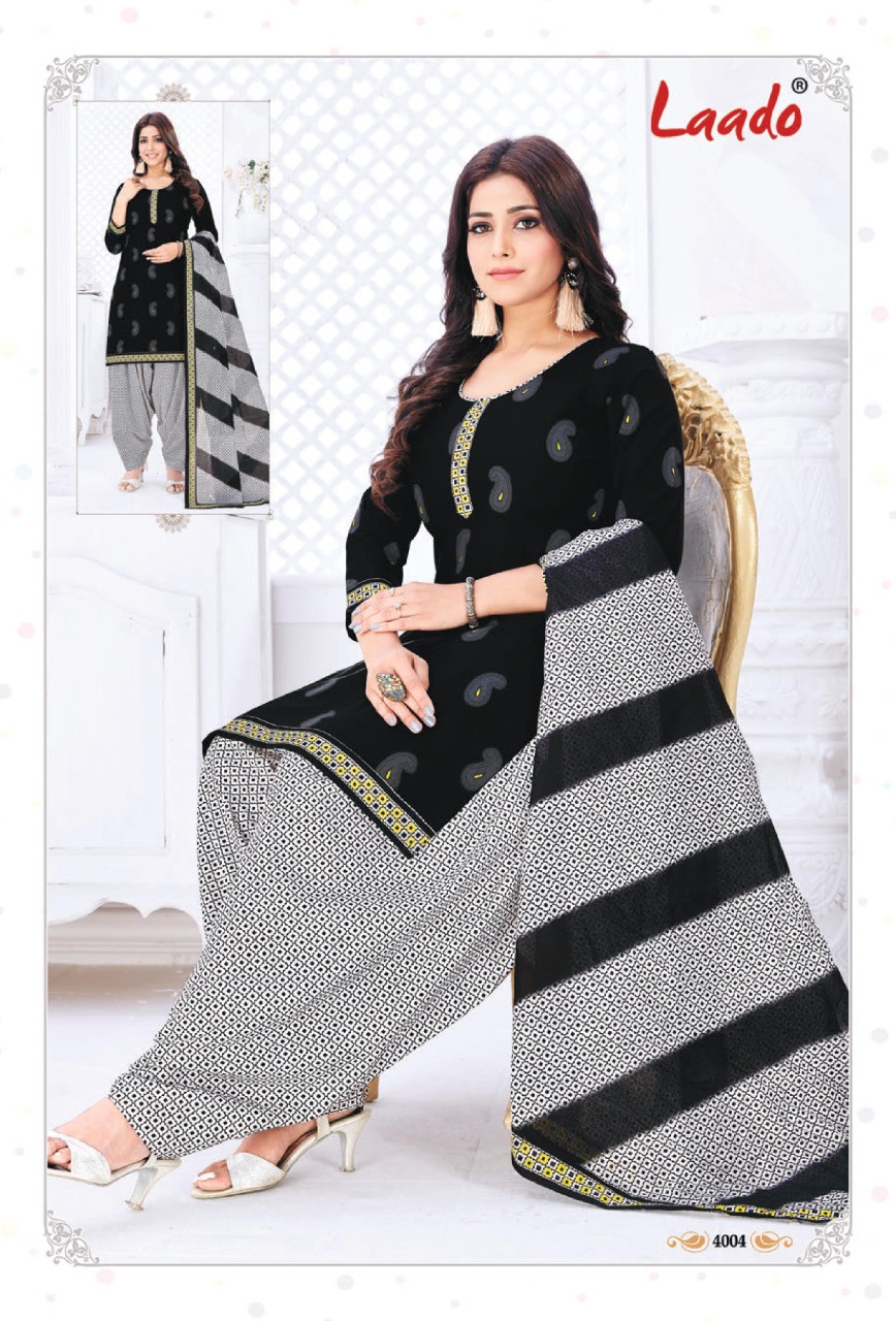 Laado  Presents Priti Patiyala Vol  4  Dress Material